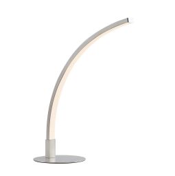 EU2345SN Crane Table Lamp - Satin Silver Metal Searchlight