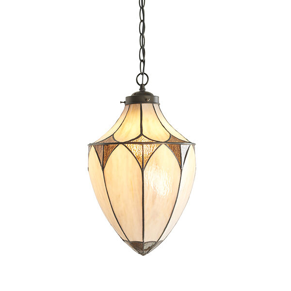 63974 Tiffany Brooklyn 1lt lampa wisząca Interiors1900 - MEGA rabaty w koszyku %