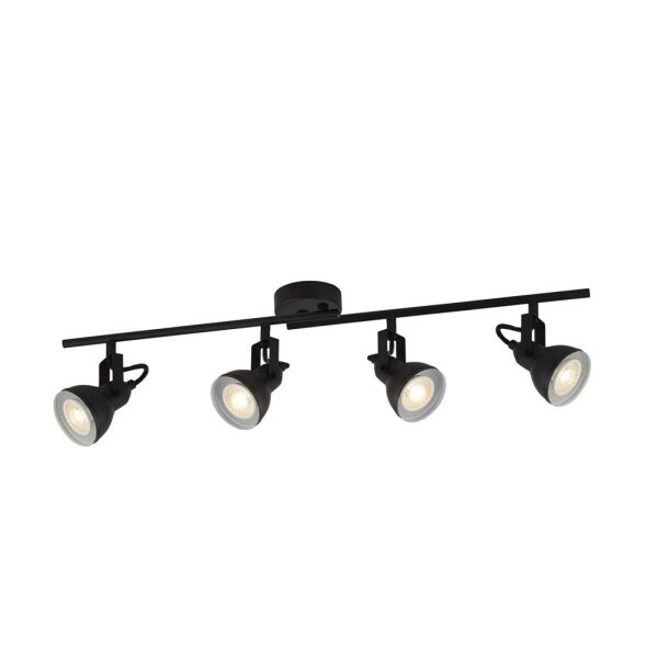 1544BK Focus 4Lt reflektorek Bar - czarny Metal Searchlight
