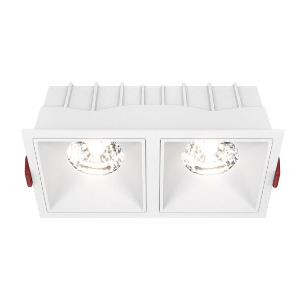 DL043-02-15W4K-D-SQ-W Lampa wpuszczana Alfa LED 4000K 2x15W 36° Dim Triac Maytoni - Mega RABATY % w koszyku