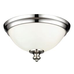 FE-PARKMAN-F-PN Lampa sufitowa Parkman 2 Light – polerowany nikiel Elstead - Mega RABATY w koszyku %