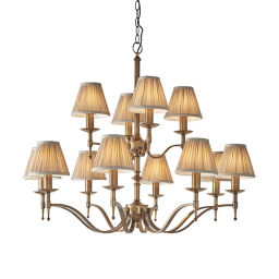 63626 Stanford antique brass 12lt lampa wisząca Interiors1900 - MEGA rabaty w koszyku %