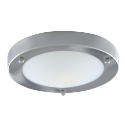 1131-31SS Dublin łazienkowy Lampa sufitowa - satyna srebrny & Acid szkło Searchlight