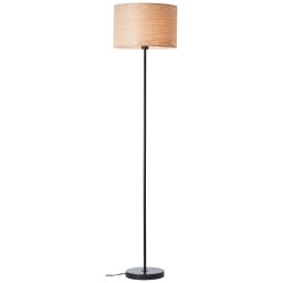 93140/76 Romm Lampa stojąca 1flg jasne drewno/czarny Brilliant
