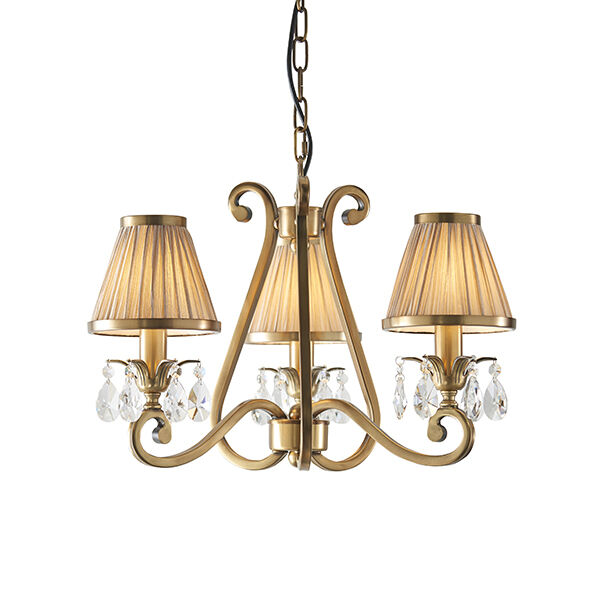 63520 Oksana antique brass 3lt lampa wisząca Interiors1900 - MEGA rabaty w koszyku %