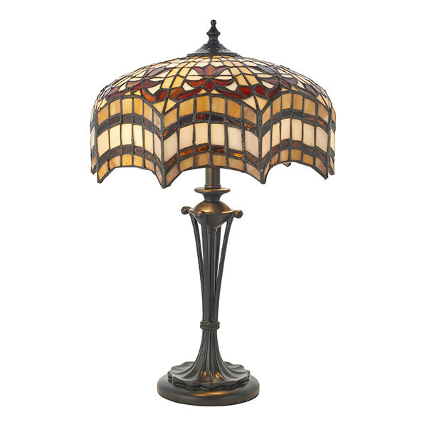 64376 Tiffany Vesta 2lt lampa stołowa Interiors1900 - MEGA rabaty w koszyku %