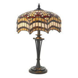 64376 Tiffany Vesta 2lt lampa stołowa Interiors1900 - rabaty 25% w koszyku
