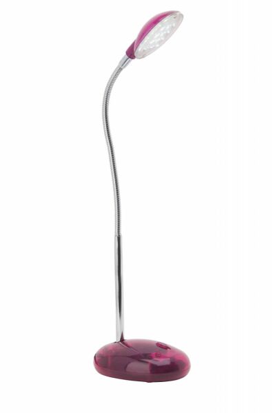 G92927/17 Lampa stołowa LED Timmi przezroczysta / różowa