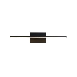 68241-41BK Amalfi LED Black Slim Wall Light Searchlight