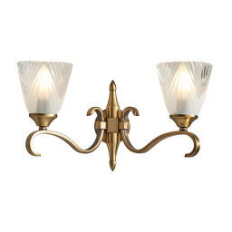 63451 Columbia brass 2lt Kinkiet Interiors1900 - MEGA rabaty w koszyku %