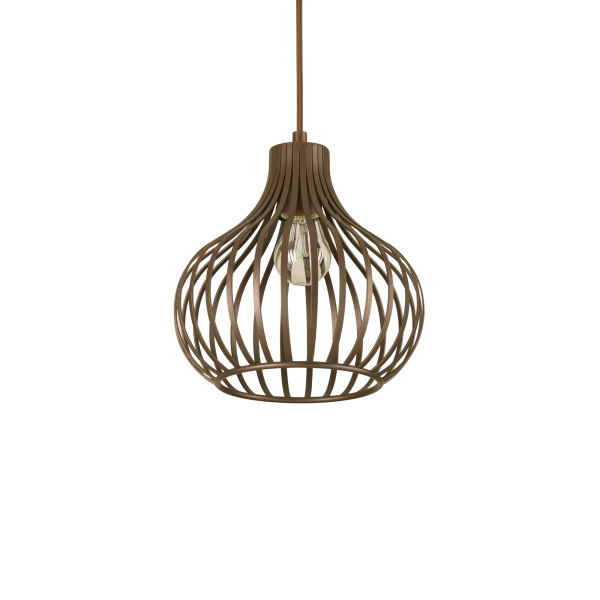 205281 Lampa wisząca onion sp1 d23 brown Ideal Lux - Mega RABATY w koszyku %