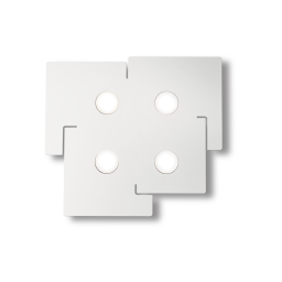 215778 Plafon totem pl4 white Ideal Lux - Mega RABATY w koszyku %