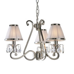 63514 Oksana nickel 3lt lampa wisząca Interiors1900 - rabaty 25% w koszyku