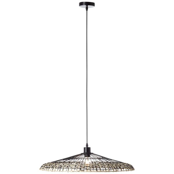99265/76 Lampa wisząca Fixi 1-płomień czarny / naturalny