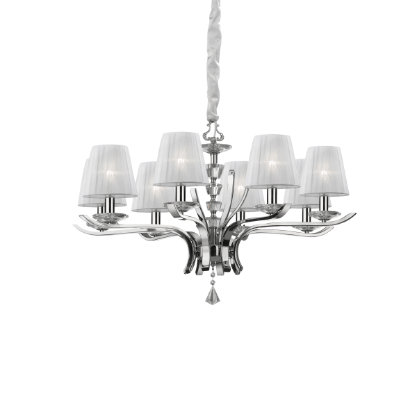 059242 Lampa stołowa pegaso sp8 white Ideal Lux - Mega RABATY w koszyku %