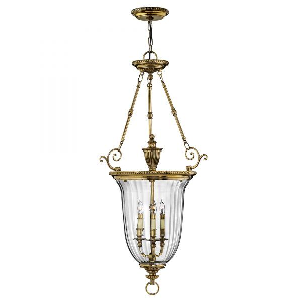 HK-CAMBRIDGE-P-L Duża lampa wisząca Cambridge 3 Light Elstead - Mega RABATY w koszyku %