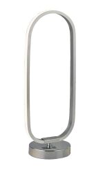 EU5711CC Liner Table Lamp - Chrome Metal & Brushed Aluminium Searchlight