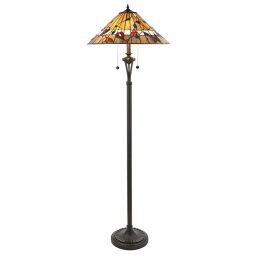 63946 Tiffany Bernwood 2lt lampa stojąca Interiors1900 - MEGA rabaty w koszyku %