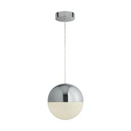 5841CC Marbles LED Lampa wisząca - Chrome, Crushed Ice Shade Searchlight