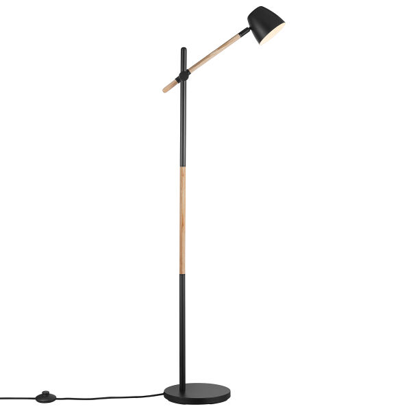 2112654003 Theo Lampa podłogowa Czarna Nordlux - Mega RABATY w Koszuku %