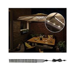 PL94219 Oświetlenie pod parasol ogrodowy na USB 3000K 6x0,27m 