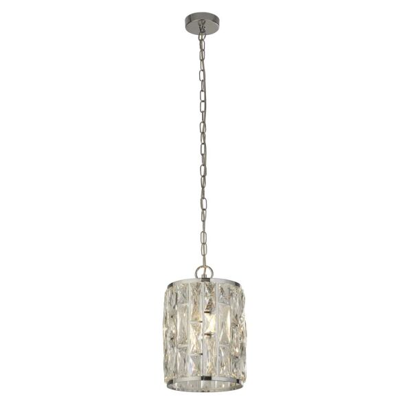 6581-1CC Bijou Lampa wisząca - Chrome & kryształ szkło Searchlight