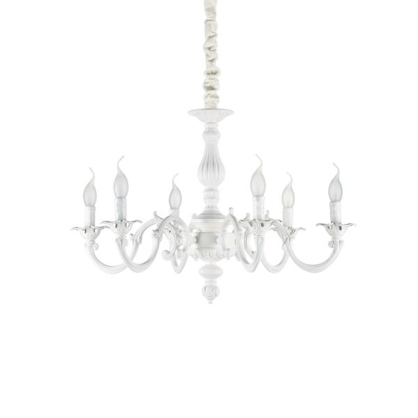 197500 Lampa wisząca justine sp6 white Ideal Lux - Mega RABATY w koszyku %