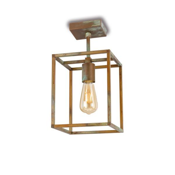 Cubic 3394 - Lampa wisząca z mosiądzu Moretti Luce