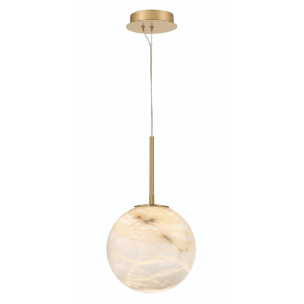 QN-KEPLER-1P-M-BG Średnia lampa wisząca Kepler – 1 źródło światła Elstead  - Mega RABATY w koszyku %
