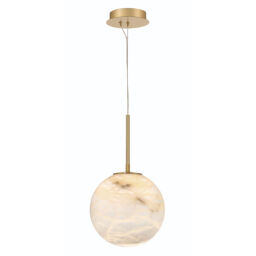 QN-KEPLER-1P-M-BG Średnia lampa wisząca Kepler – 1 źródło światła Elstead  - Mega RABATY w koszyku %