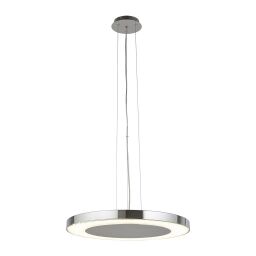 3090-50CC Lexi LED Disc Lampa wisząca - Chrome with Crushed Ice Searchlight
