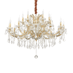 167411 Lampa wisząca napoleon sp18 gold Ideal Lux - Mega RABATY w koszyku %