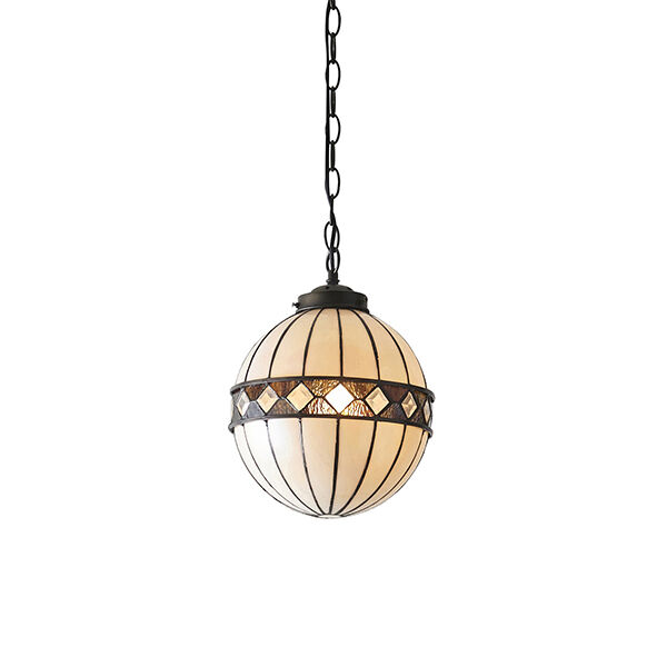 67044 Tiffany Fargo 1lt lampa wisząca Interiors1900 - MEGA rabaty w koszyku %