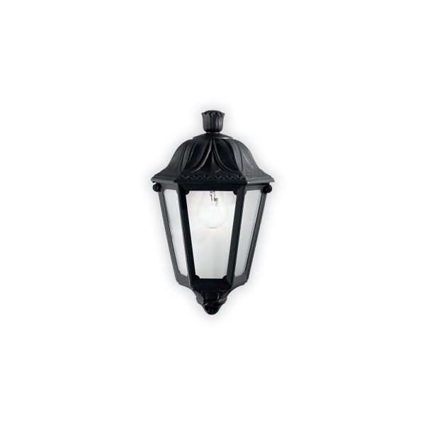 101552 Kinkiet anna ap1 small black Ideal Lux - Mega RABATY w koszyku %
