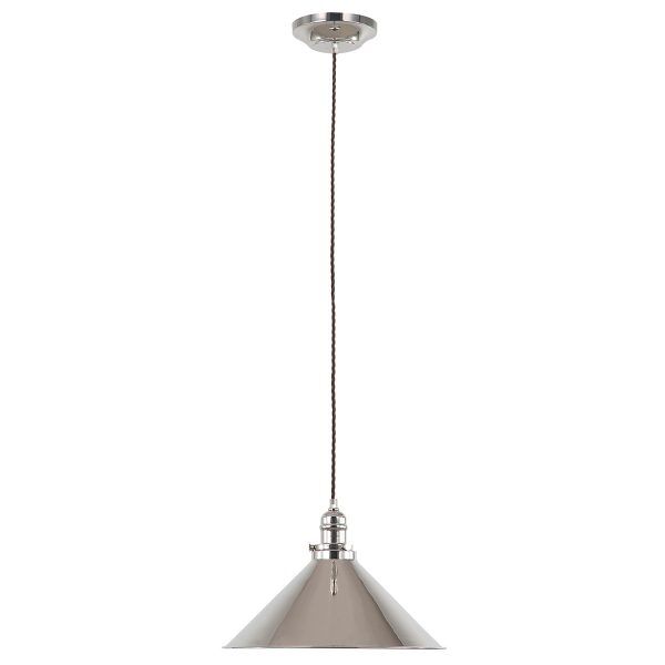 PV-SP-PN Lampa wisząca Prowansja 1 – polerowany nikiel Elstead - Mega RABATY w koszyku %