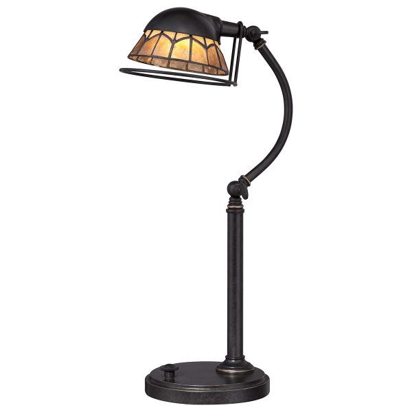 QZ-WHITNEY-TL Lampa biurkowa 1L Whitney Elstead - Mega RABATY w koszyku %