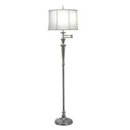SF-ARLINGTON-AN Lampa podłogowa Arlington 1 Light Swing Arm – antyczny nikiel Elstead - Mega RABATY w koszyku %