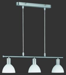 R335110307 LAMPA WISZĄCA DALLAS NIKIEL MAT  - Mega RABATY W KOSZYKU %