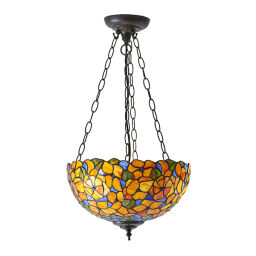 70751 Tiffany Josette 3lt lampa wisząca Interiors1900 - MEGA rabaty w koszyku %