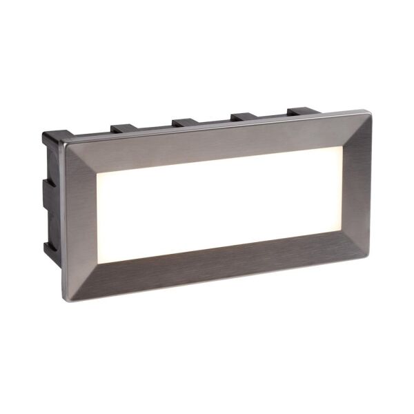 762 Ankle LED Indoor/zewnętrzny Recessed Rectangle -Stainless Steel Searchlight