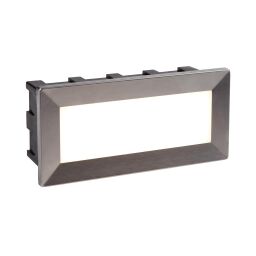 762 Ankle LED Indoor/zewnętrzny Recessed Rectangle -Stainless Steel Searchlight