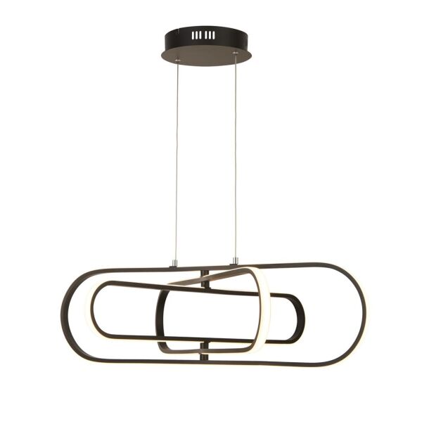 61775BK Clip LED Lampa wisząca  - czarny Aluminium Searchlight