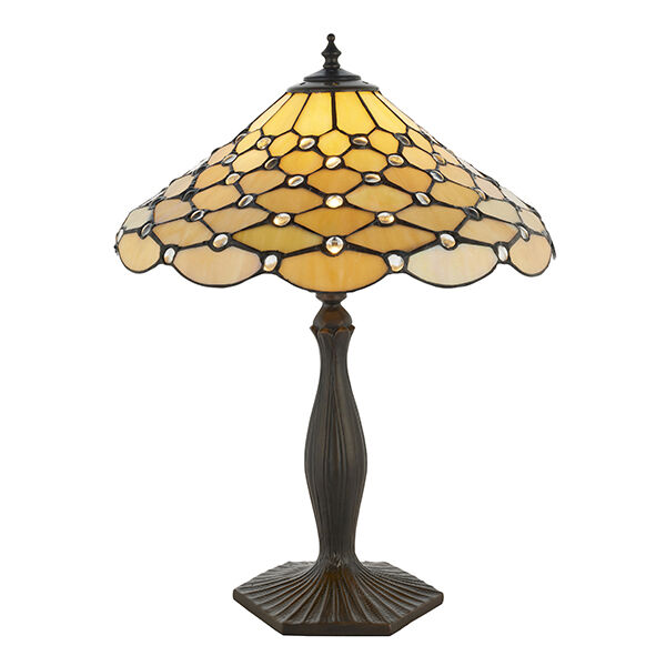 64301 Tiffany Pearl 1lt lampa stołowa Interiors1900 - rabaty 25% w koszyku