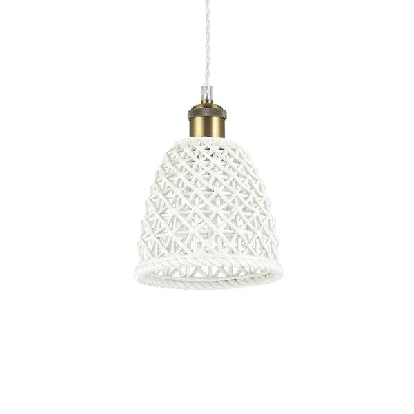 206820 Lampa wisząca lugano sp1 d18 white Ideal Lux - Mega RABATY w koszyku %