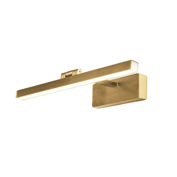 79824-40SB Corfu Gold Satin Brass Picture Light Searchlight