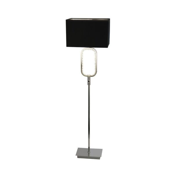 EU7959CC Aura Lampa podłogowa LED Base -Chrome with kryształ szkło Searchlight