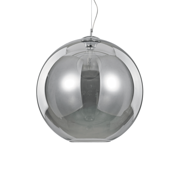 094137 Lampa wisząca nemo sp1 d50 smoky grey Ideal Lux - Mega RABATY w koszyku %
