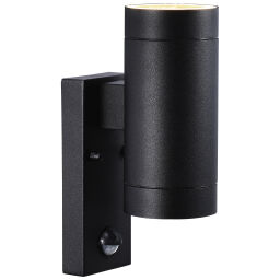 21519103 Tin Maxi Double Sensor Kinkiet Czarny Nordlux - Mega RABATY w Koszuku %