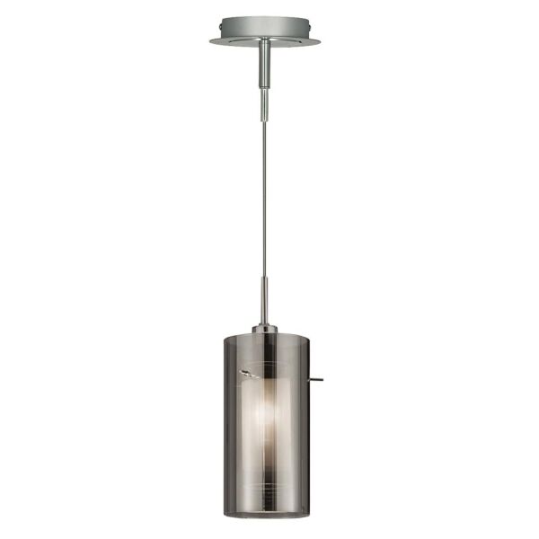2301SM Duo 2 Lampa wisząca - Smoked szkło with Frosted Inner Searchlight