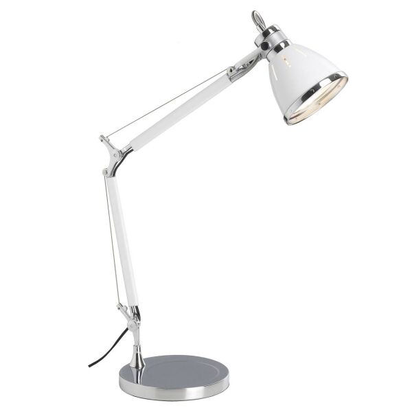 92708/75 Lampa stołowa Octavia chrom / biały